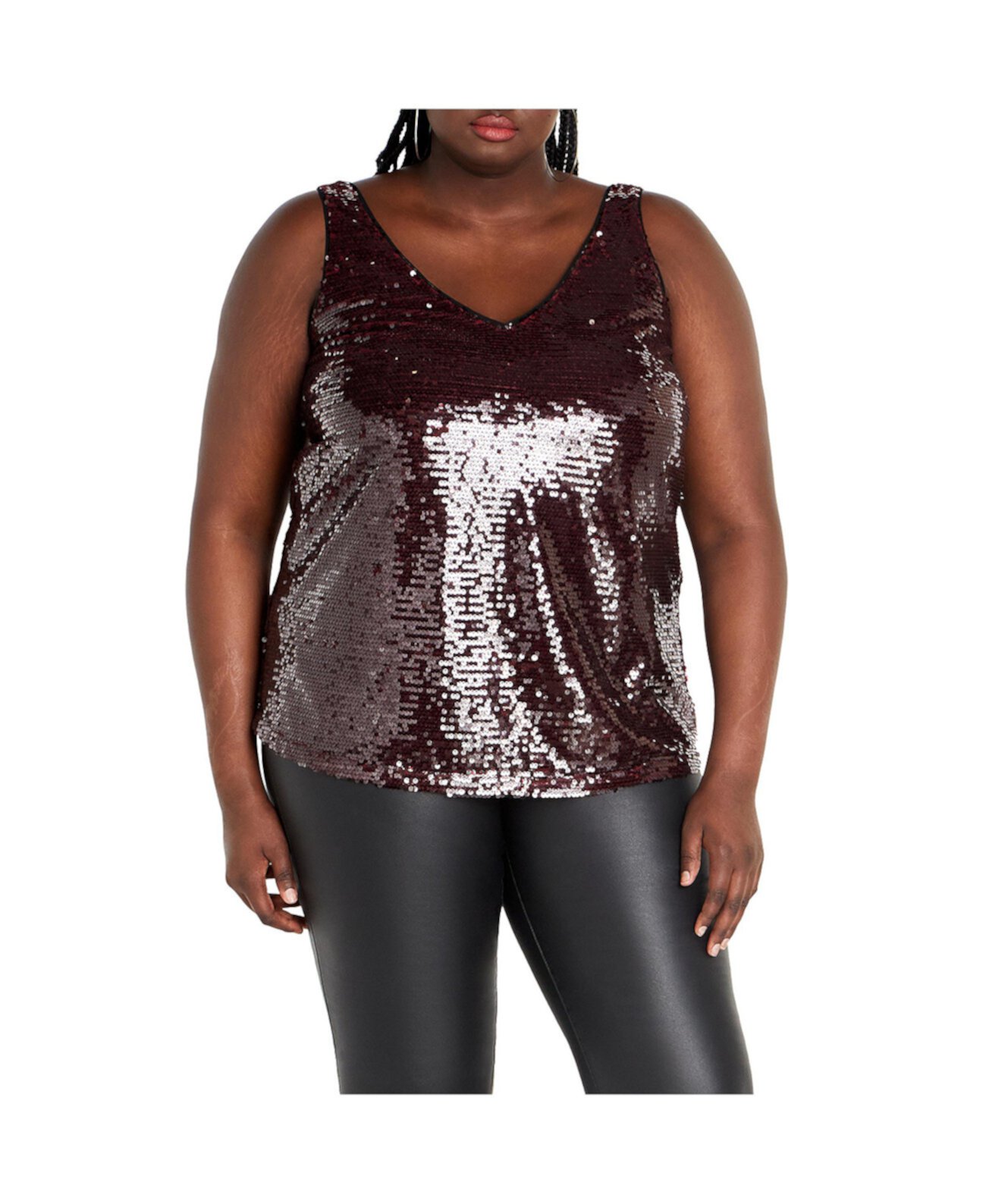 Plus Size Razzle Dazzle Cami City Chic