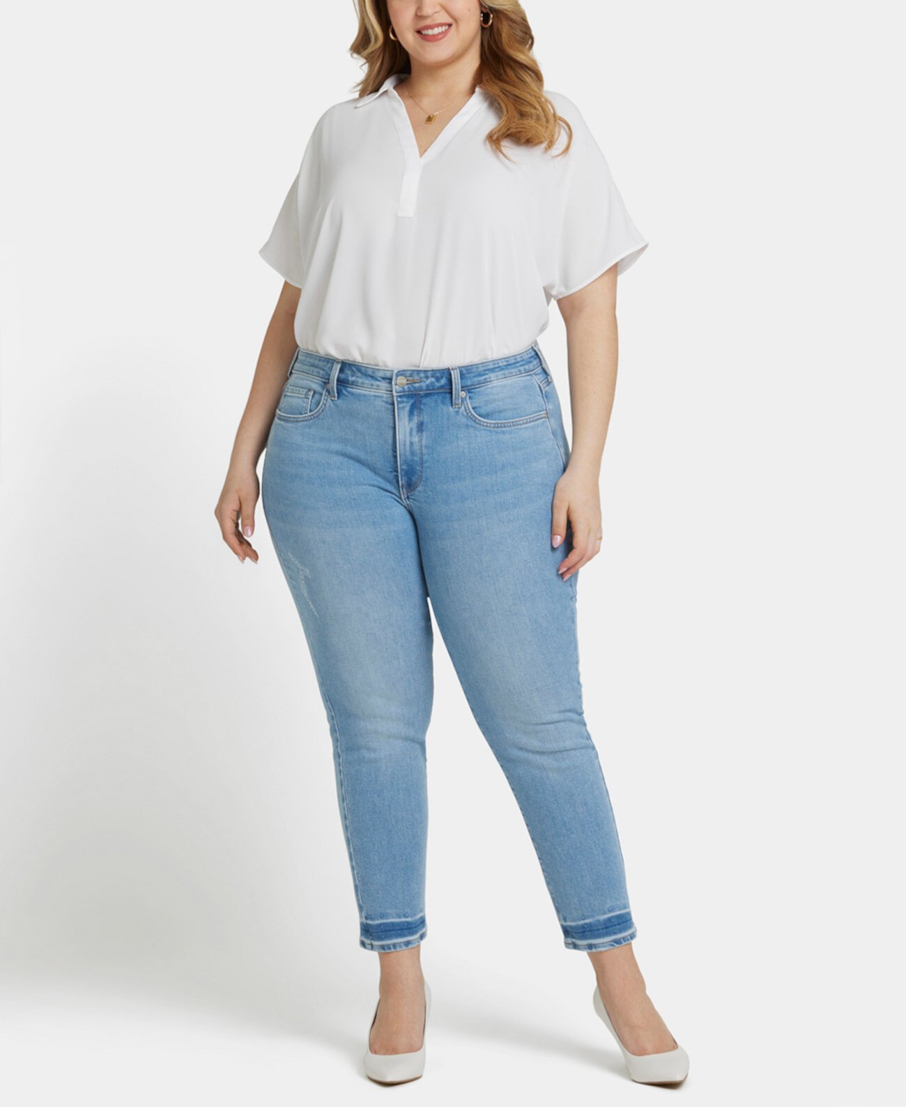 Plus Size Sheri Slim Ankle Jeans Nydj