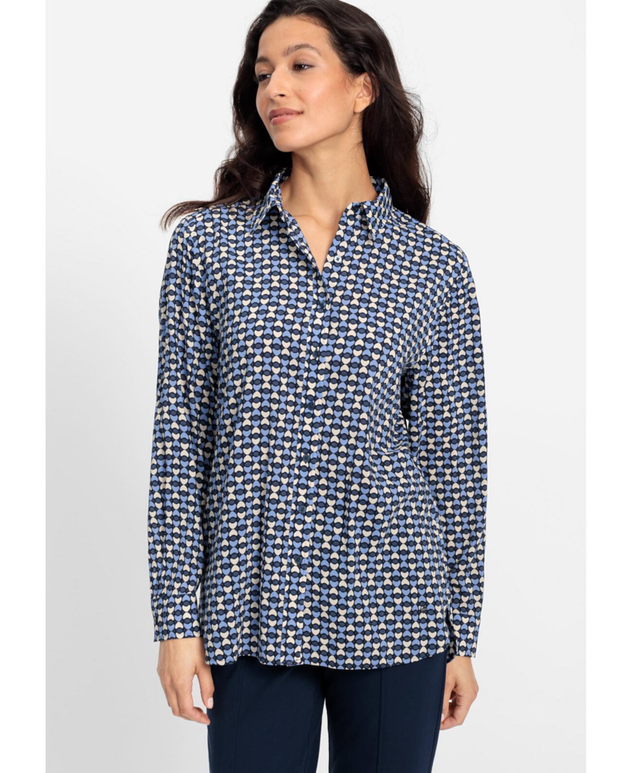 Women's Minimal Graphic Print Shirt Olsen