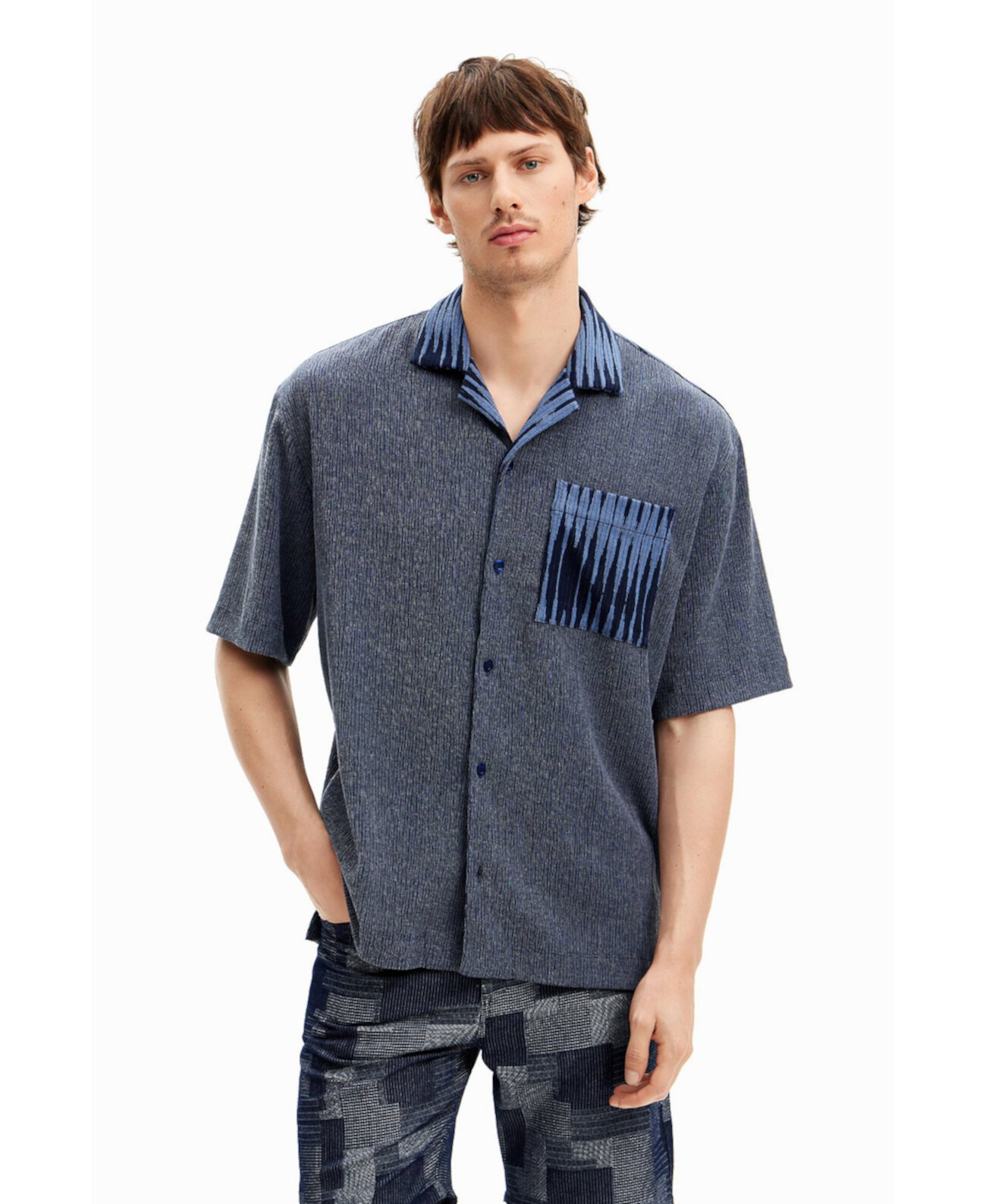 Men's Hybrid fabric shirt Desigual