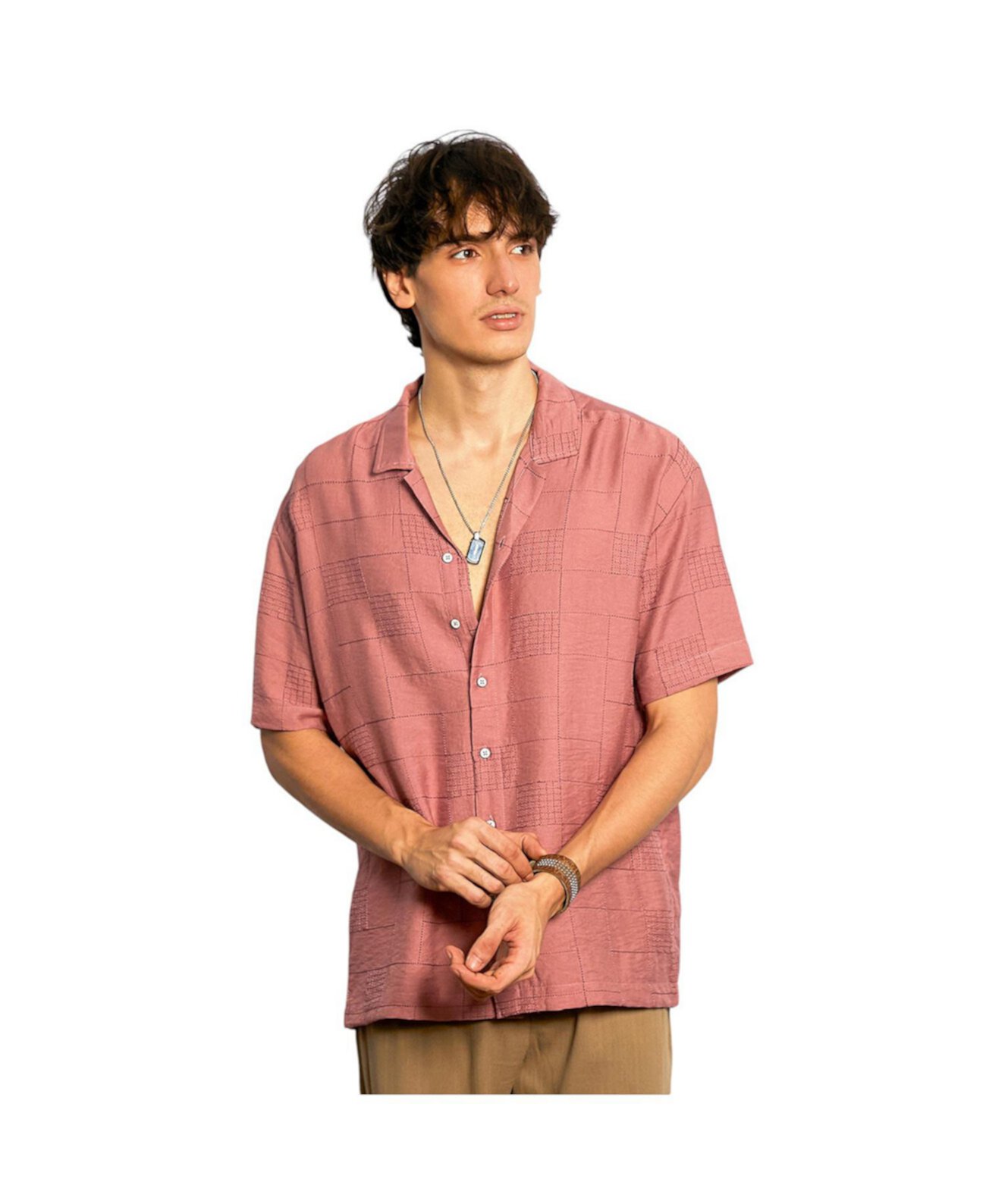 Men's Breezy Foliage Shirt Campus Sutra