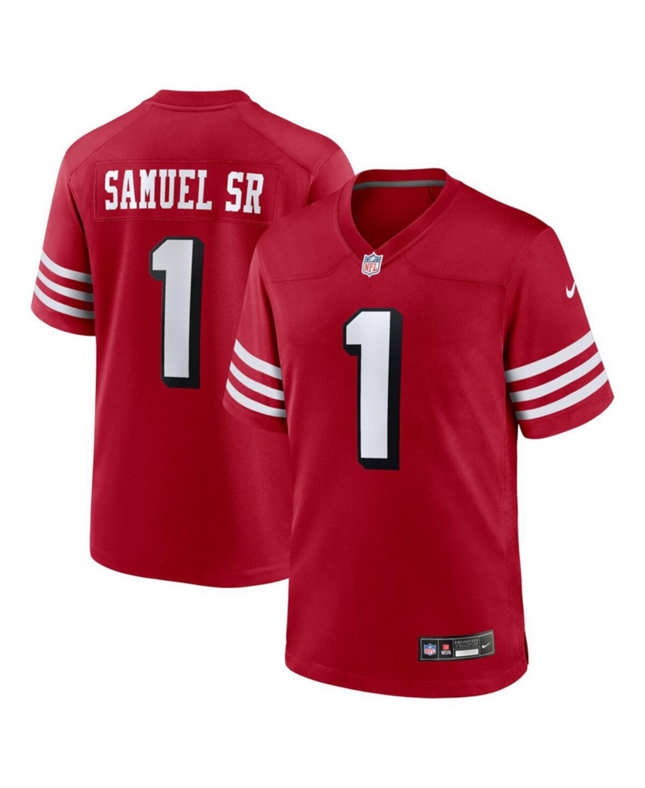 Men's Deebo Samuel Sr Scarlet San Francisco 49ers Alternate Game Jersey Nike