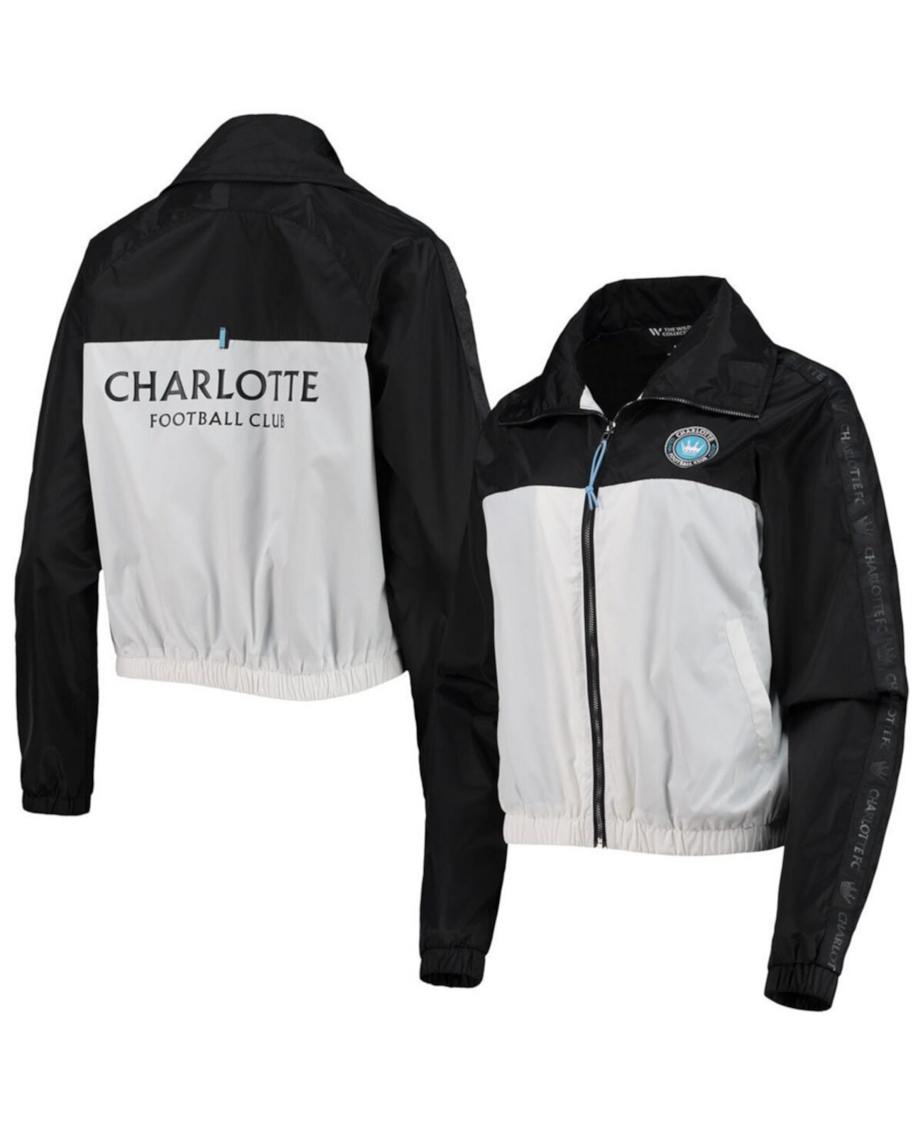 Women's Black Charlotte FC Anthem Full-Zip Jacket The Wild Collective