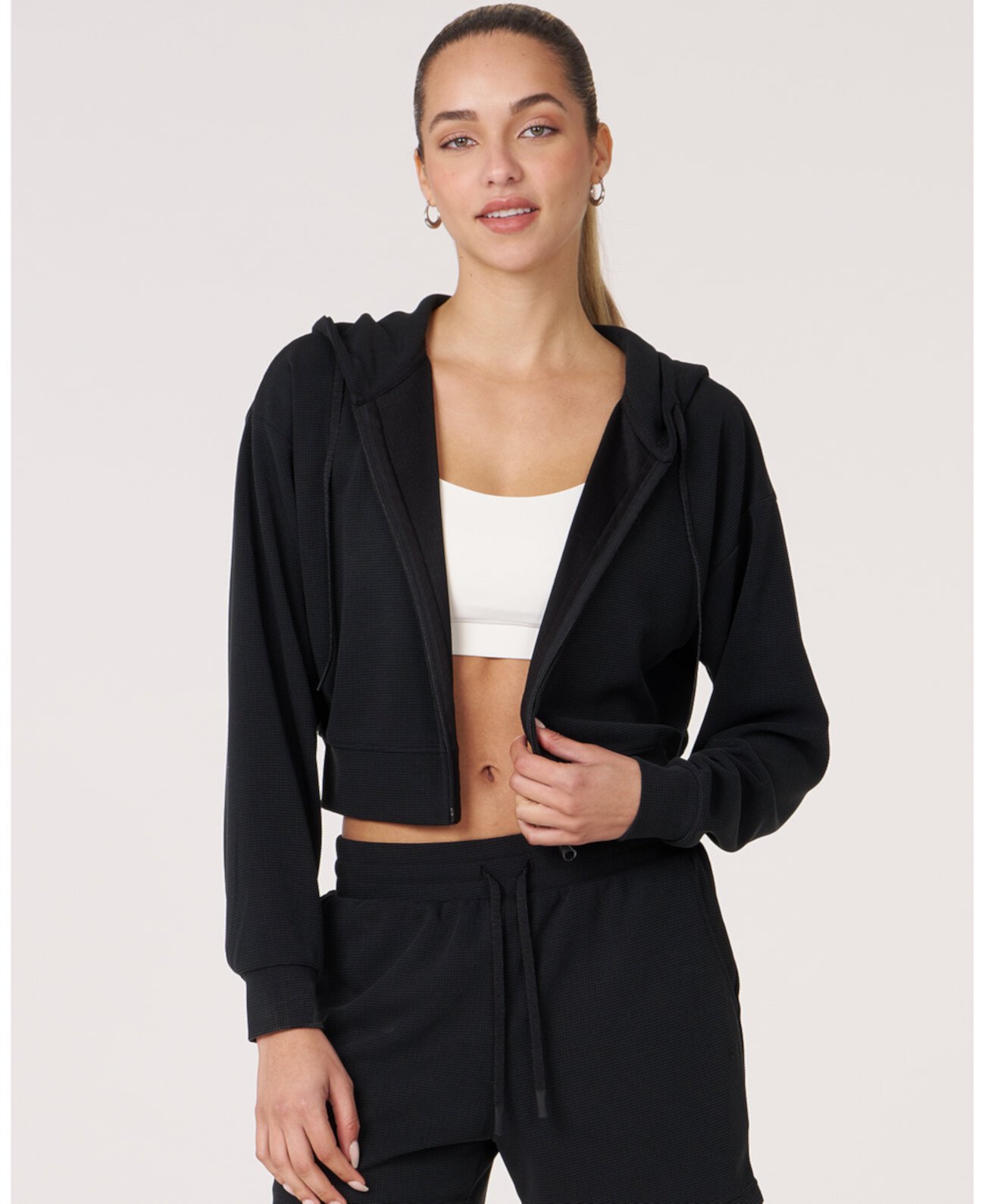 Women's Retreat Waffle Zip Up Jacket For Women Rebody Active