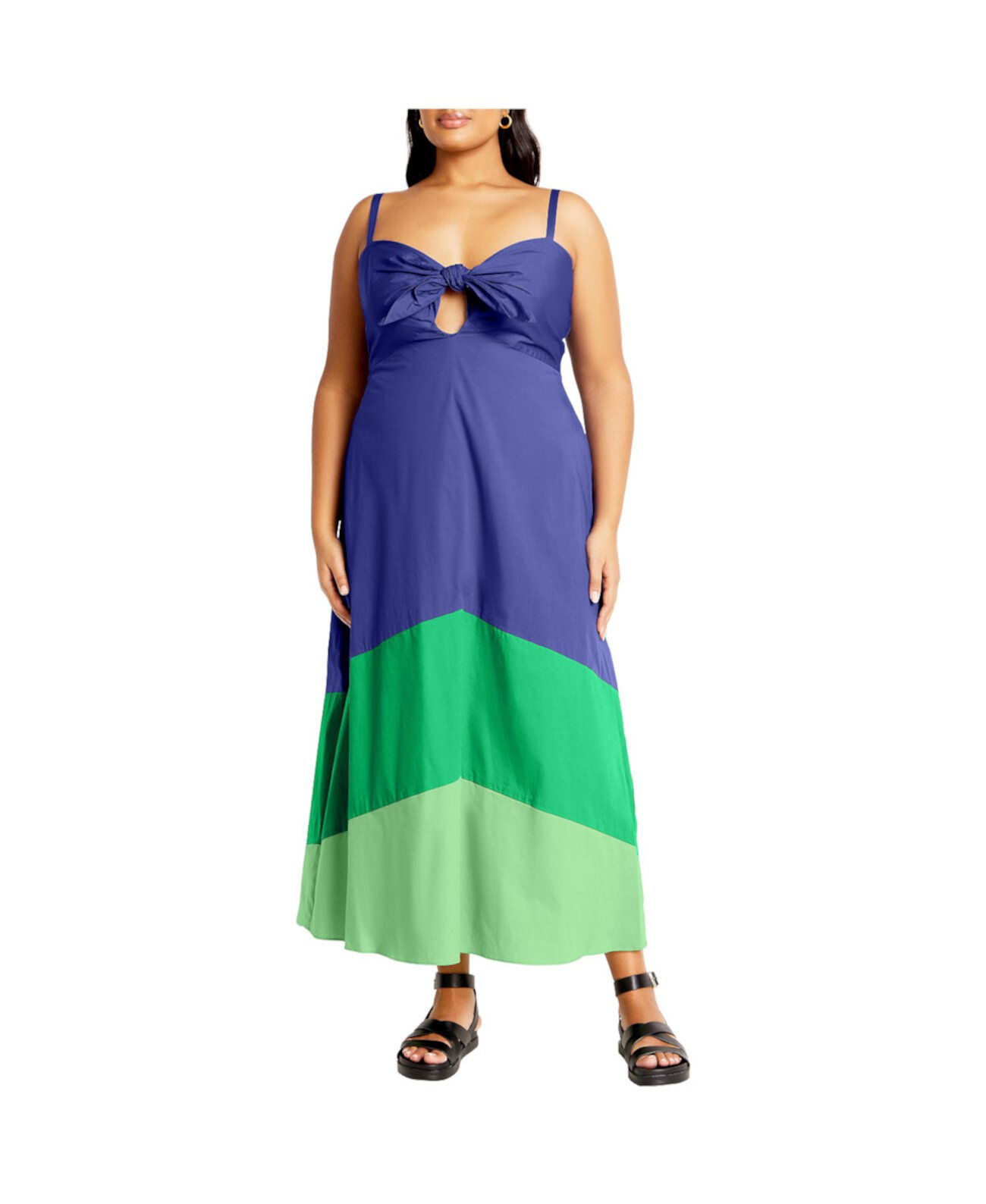 Plus Size Colour Love Maxi Dress City Chic