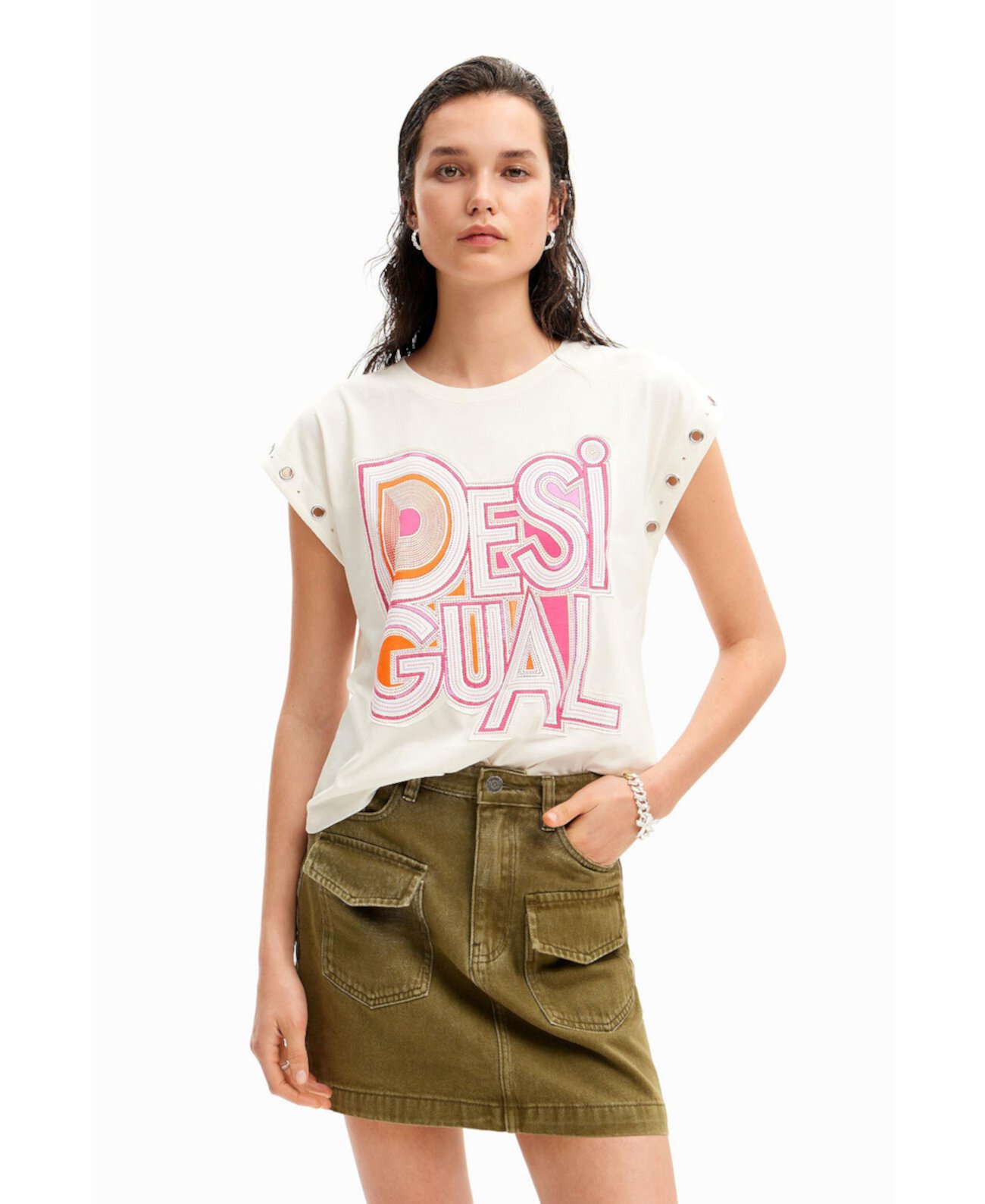 Women's Logo patch T-shirt Desigual