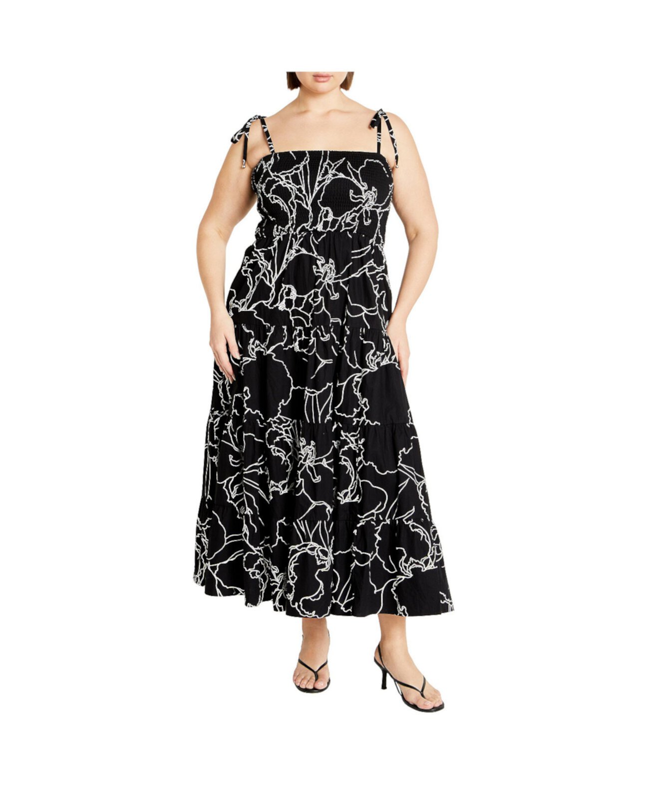 Plus Size Marli Print Maxi Dress City Chic