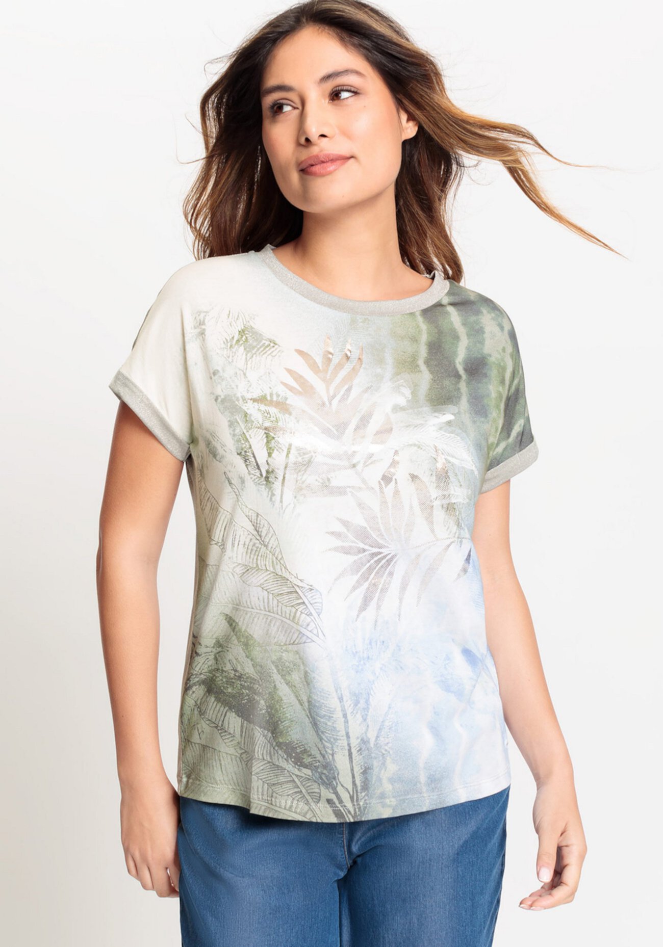 Women's Tropic Glam Short Sleeve T-Shirt Olsen