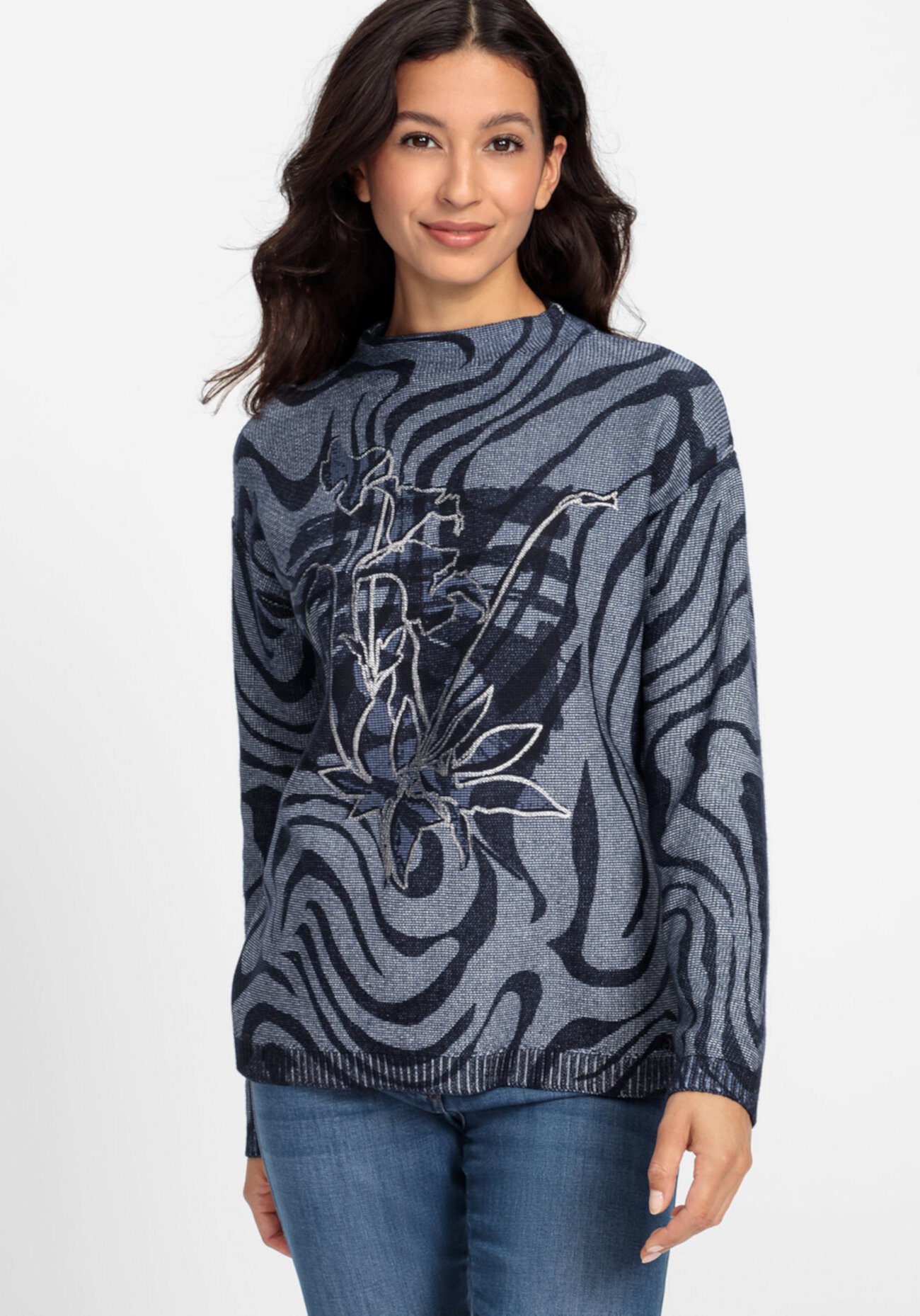 Women's Funnel Neck Statement Sweater Olsen