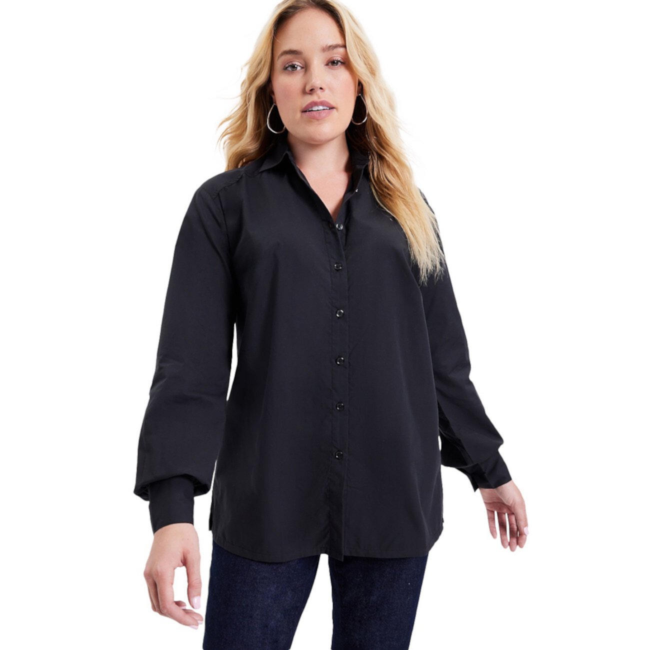 Women's Plus Size Poplin La Vie Tunic June + Vie