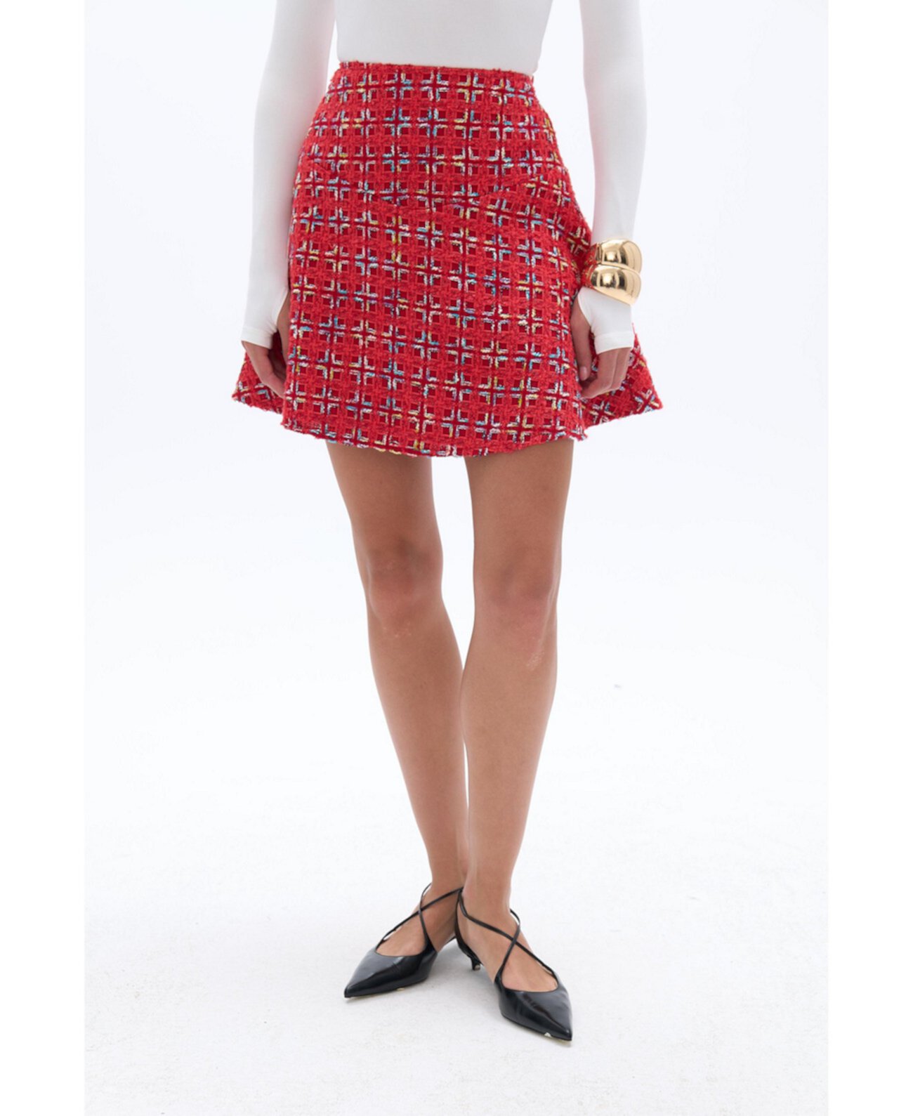 Women's Tweed Mini Skirt Nocturne