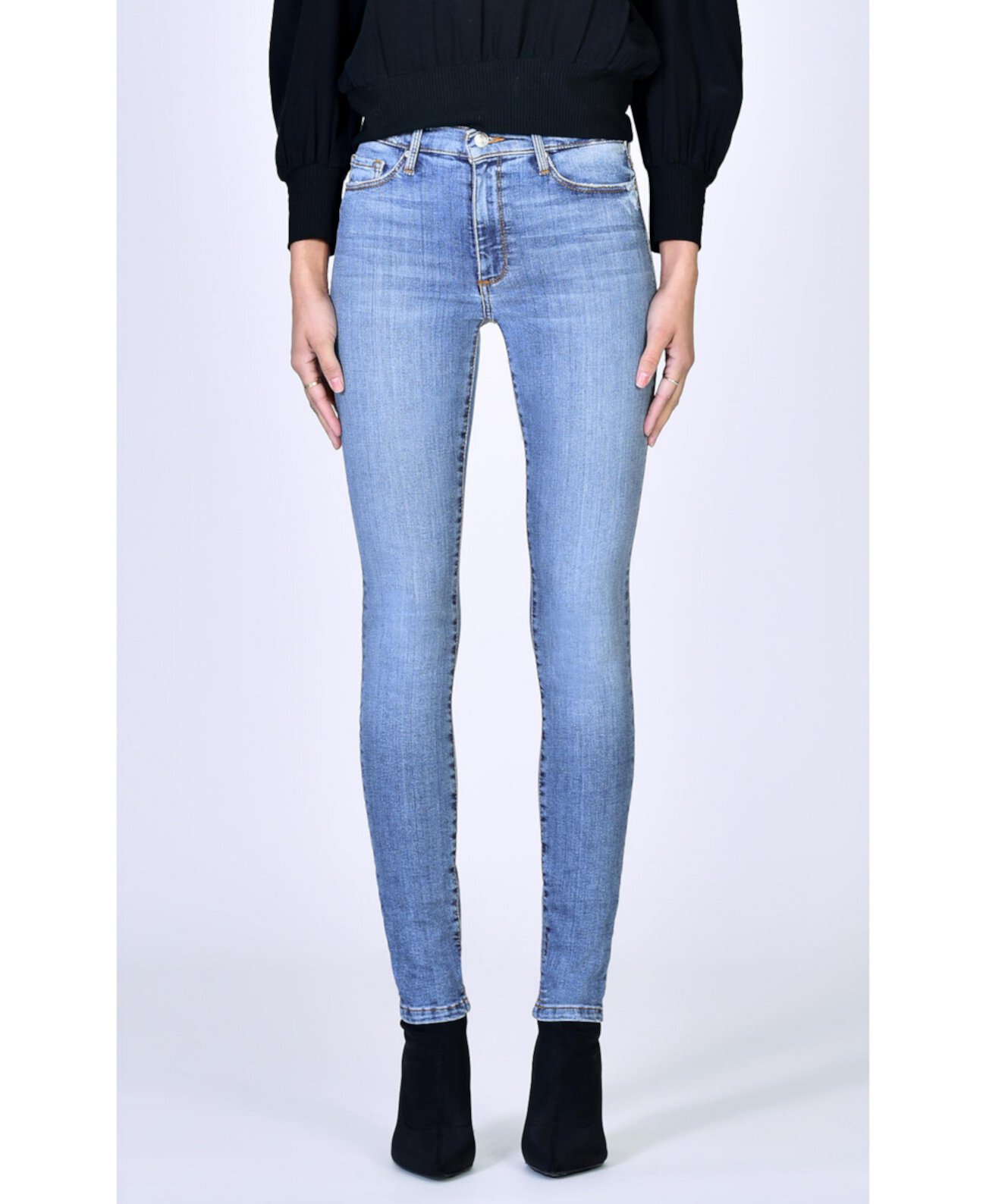 Women's Gisele High Rise Skinny Jean Black Orchid Denim