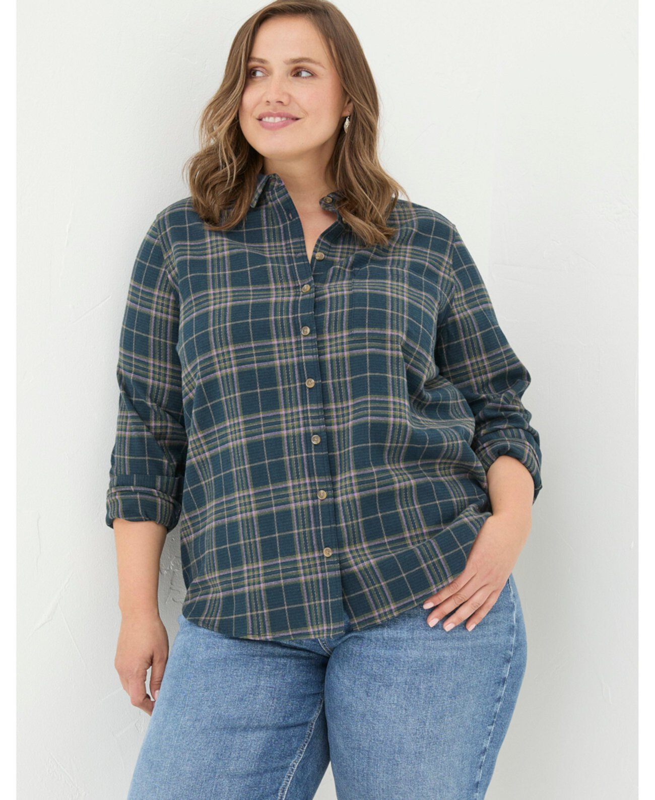 Women's Olivia Check Shirt FatFace