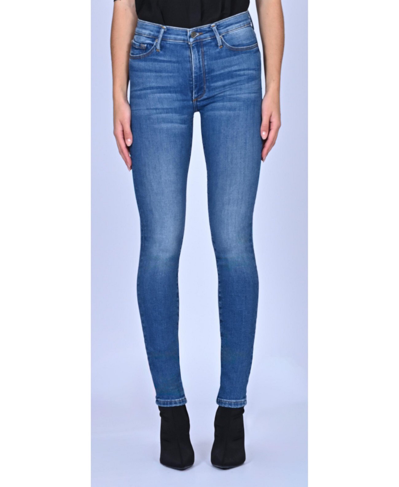 Women's Gisele High Rise Skinny Jean Black Orchid Denim