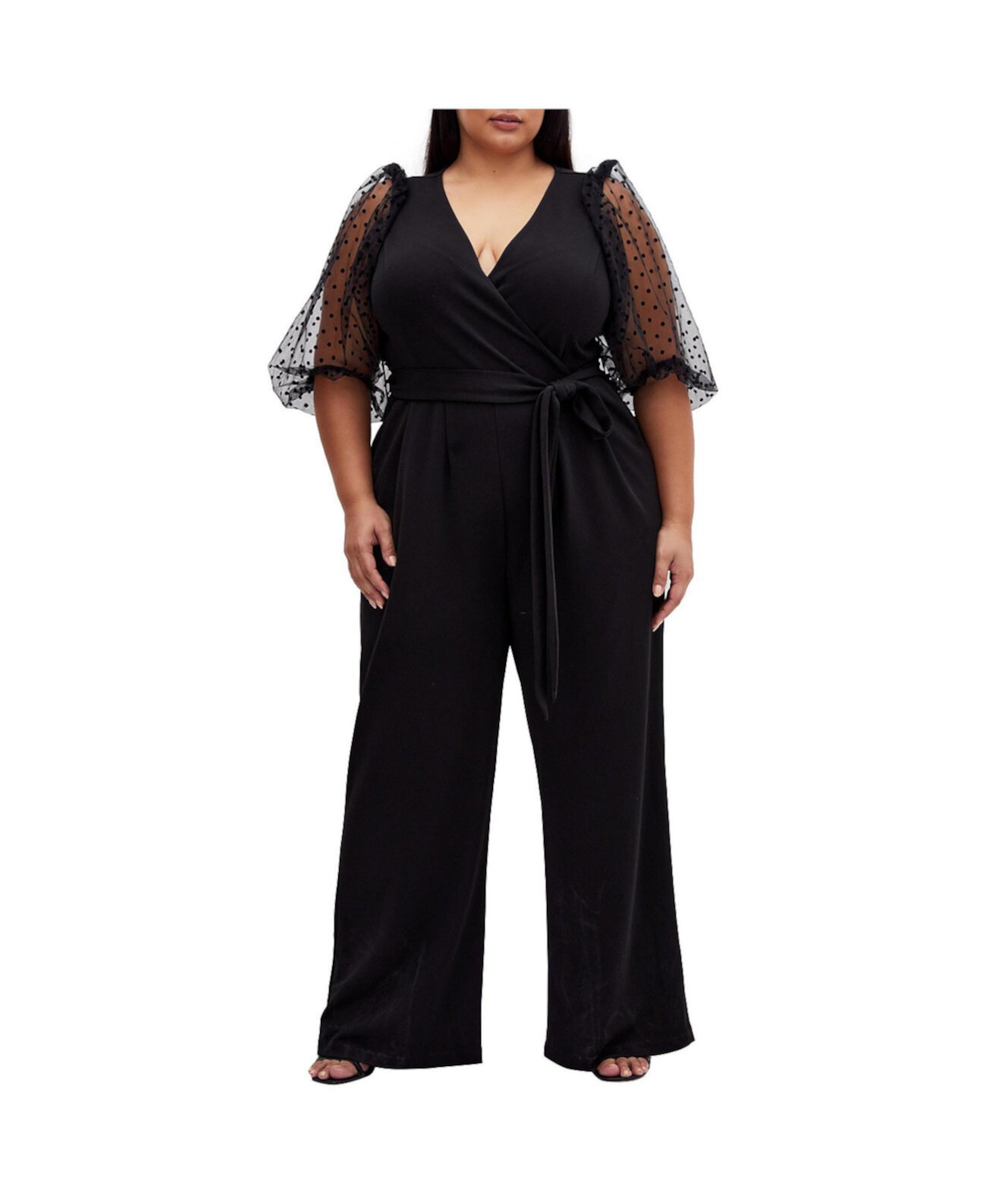 Plus Size Asher 3/4 Jumpsuit City Chic