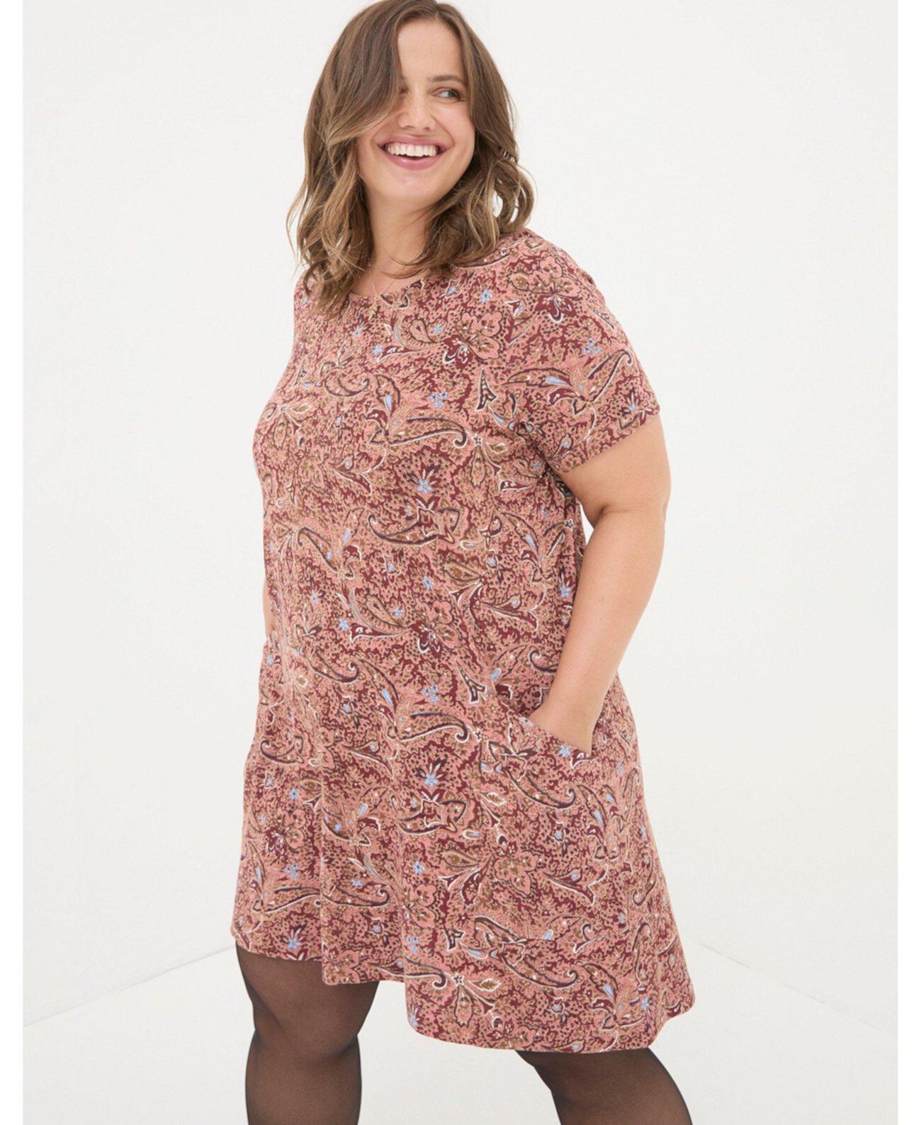 Women's Simone Wild Paisley Jersey Dress FatFace