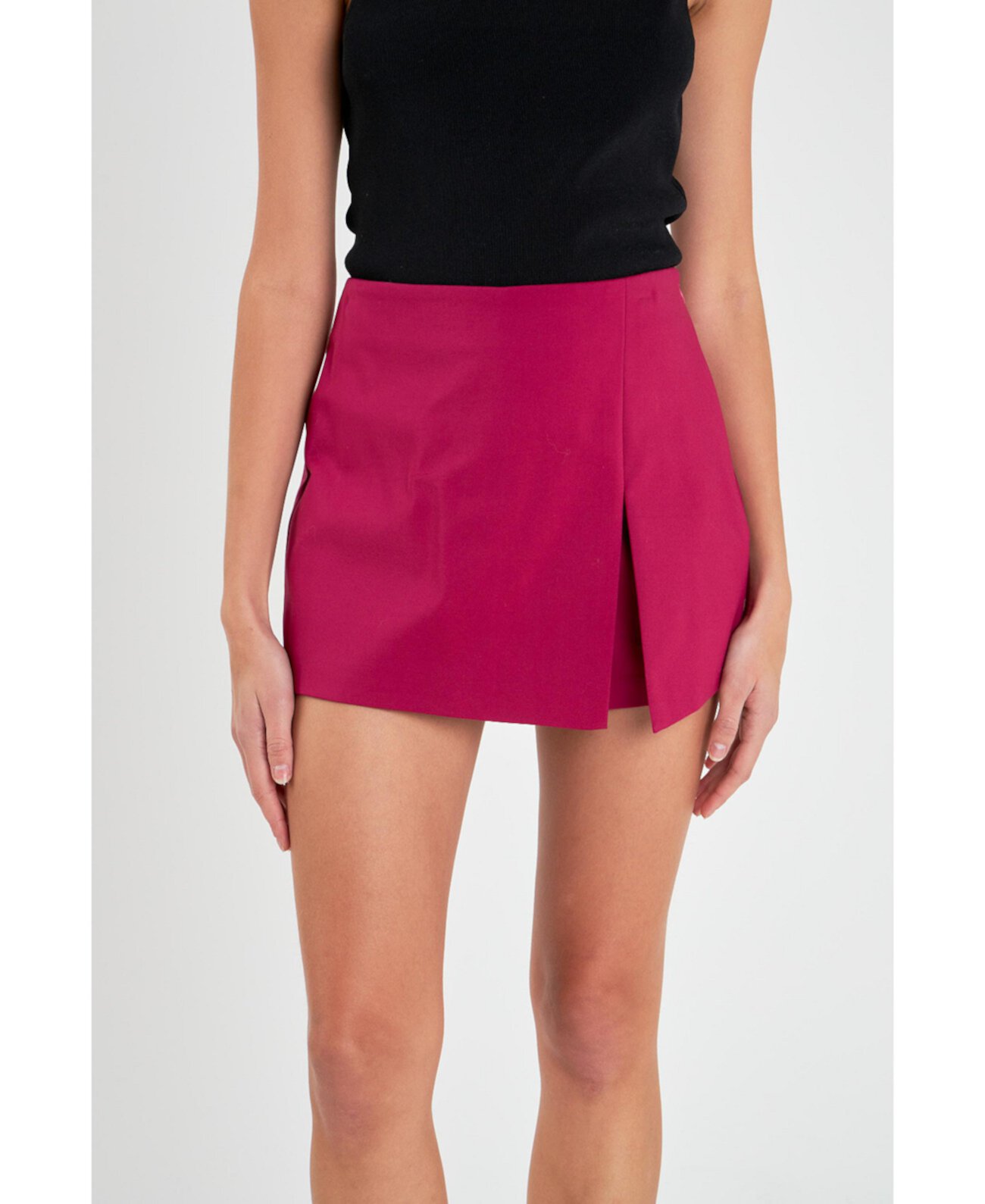 Women's Slit Detail Skort English Factory