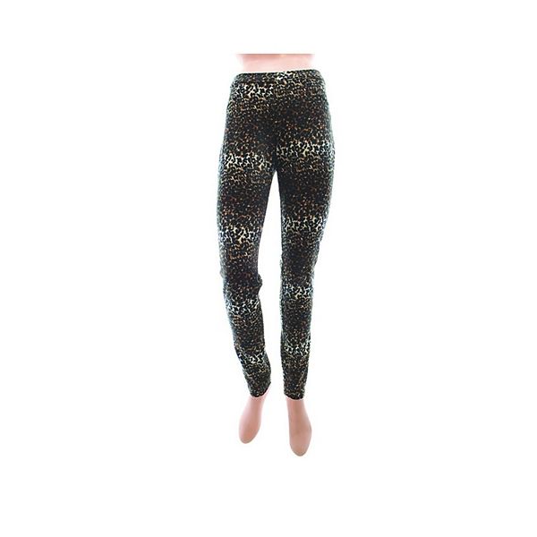 Leopareina Royal Leopard Cotton Blend Leggings Memoi