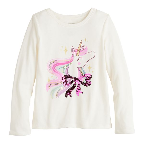 Girls 4-12 Jumping Beans® Whimsical Long Sleeve Graphic Tee Jumping Beans