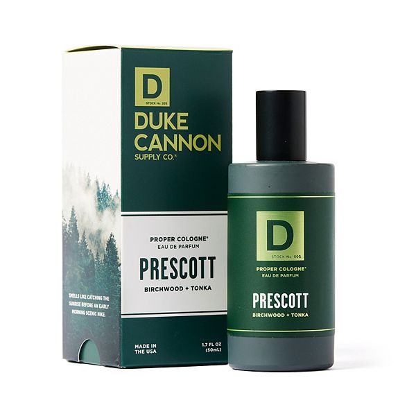 Ароматная вода Proper Cologne - Прескотт, древесный, насыщенный, зеленый, 50 мл Duke Cannon