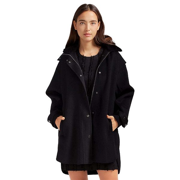 Heavy Hearted Detachable Hooded Coat Belle & Bloom