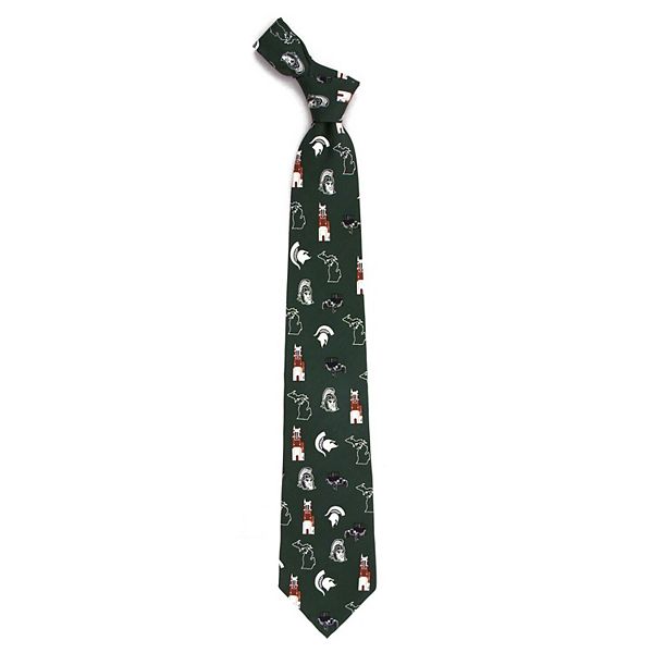 Michigan State Spartans Hometown Silk Tie Unbranded