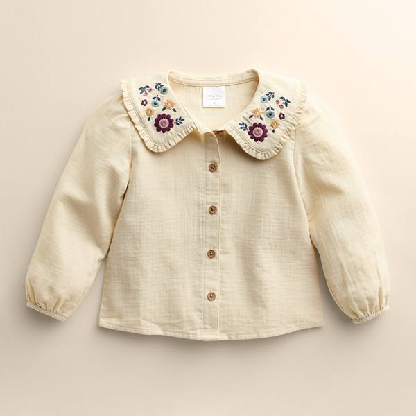 Girls 4-12 Little Co. by Lauren Conrad Peter Pan Peasant Top Little Co. by Lauren Conrad