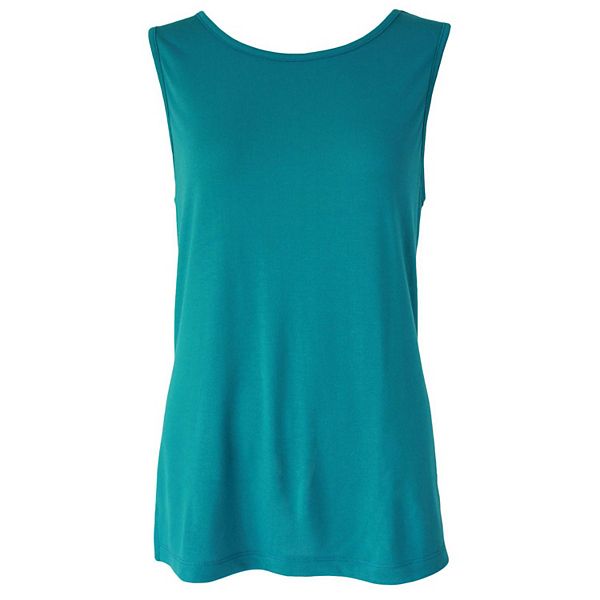 Solid Side Slit Women's Spring Tank Top MCCC Sportswear