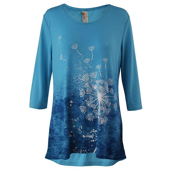 Dandelion Wind Women's Adult 3/4 Sleeve Tunic Top MCCC Sportswear