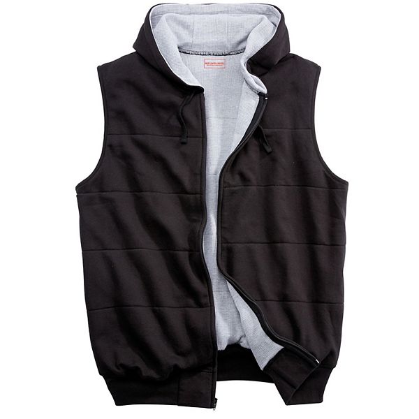 Boulder Creek By Kingsize Men's Big & Tall Thermal-lined Fleece Vest Boulder Creek