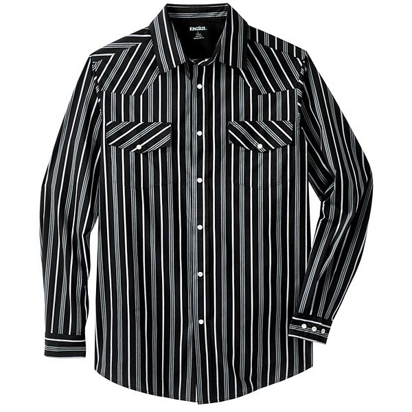 Boulder Creek by KingSize Men's Big & Tall Western Snap Front Shirt Boulder Creek