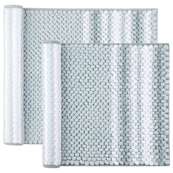 Novelty Anti-slip Bathroom Area Mat Rug, 17" X 24" & 20" X 32" PiccoCasa