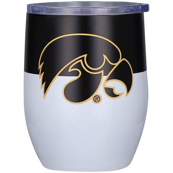 Iowa Hawkeyes 16oz. Colorblock Stainless Steel Curved Tumbler Unbranded