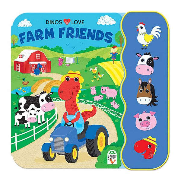 Cottage Door Press Dinos Love Farm Friends Sound Book Cottage Door Press