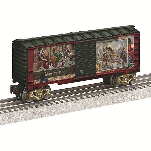 Disney's Mickey Mouse & Minnie Mouse Lionel Thomas Kinkade Studios Candy Cane Express Boxcar Disney