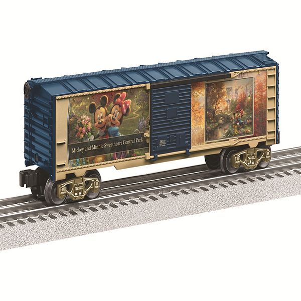 Disney's Mickey Mouse & Minnie Mouse Lionel Thomas Kinkade Studios Sweetheart Central Park Boxcar Disney