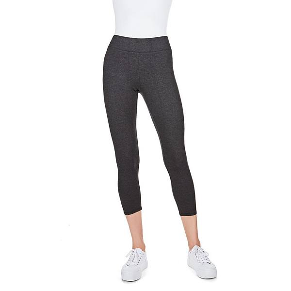 Cotton Blend Capri Yoga Pants Memoi