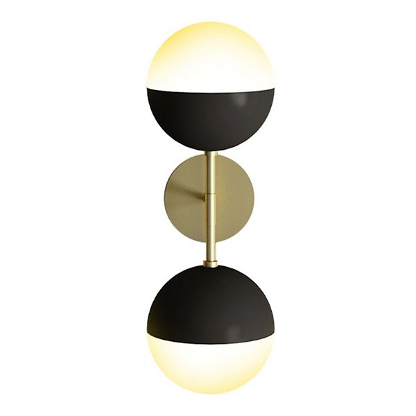 Ozarke Dual Glow Wall Sconce Modern Lighting Fixtures 2 Globe Wall Sconce Ozarke