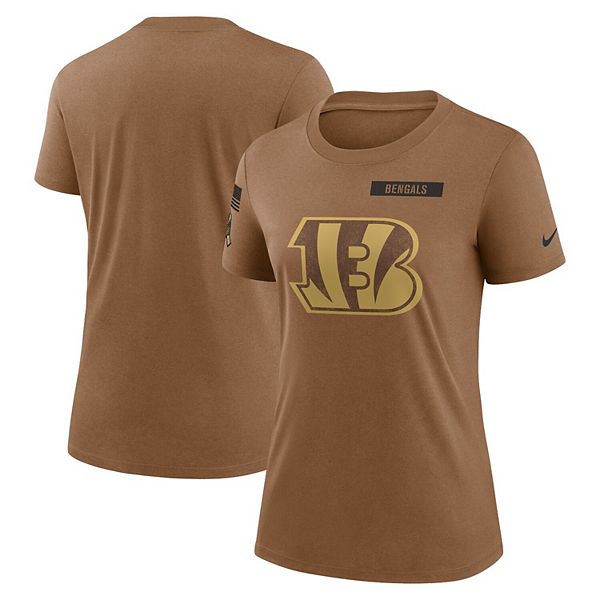 Women's Nike  Brown Cincinnati Bengals 2023 Salute to Service Legend Performance T-Shirt Nike