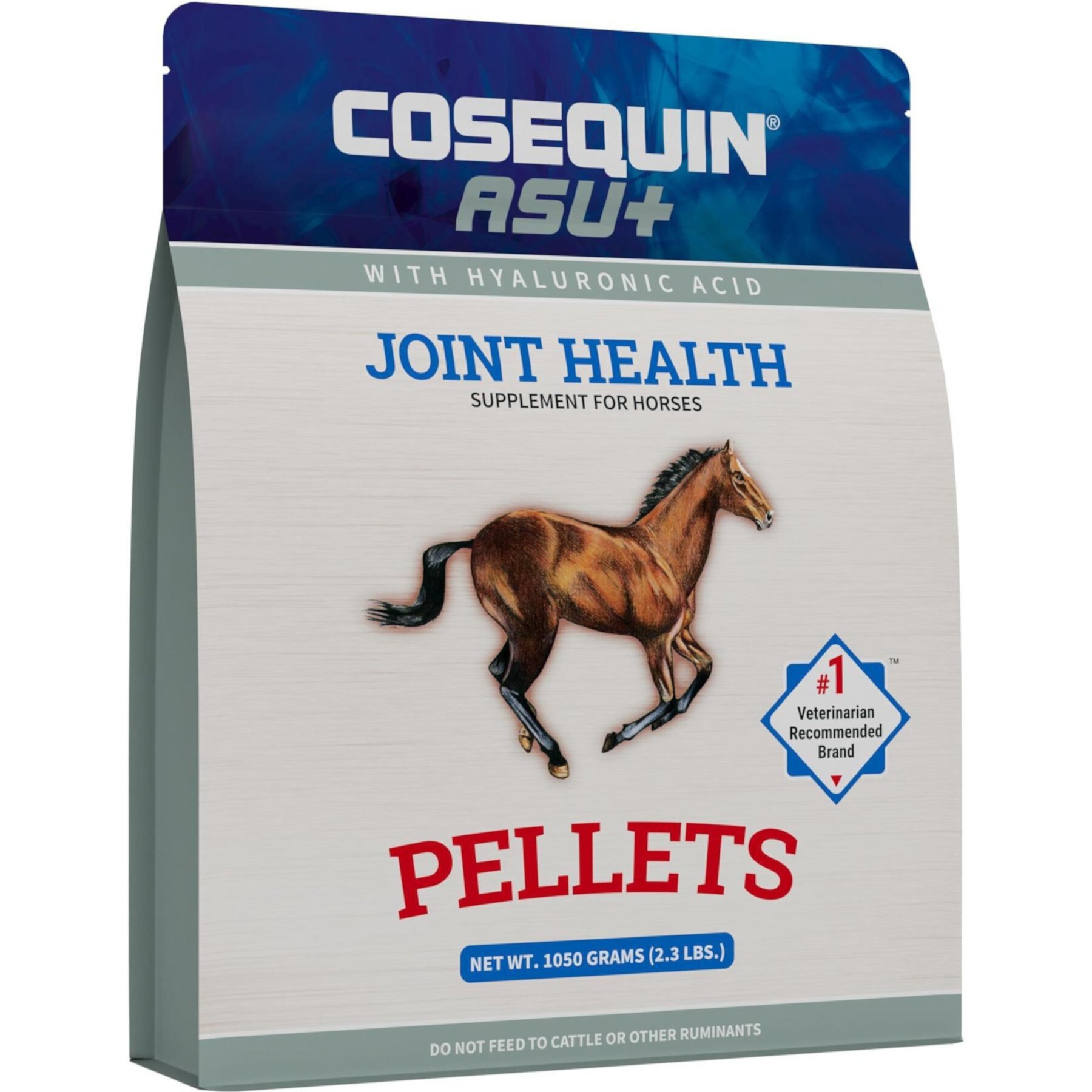 Nutramax Cosequin ASU Plus with Glucosamine, Chrondroitin, MSM, ASU, ALA, & Hyaluronic Acid Pellets Joint Health Supplement for Horses, 1050-g Nutramax