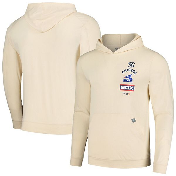 Men's Levelwear Cream Chicago White Sox Base Line Pullover Hoodie LevelWear