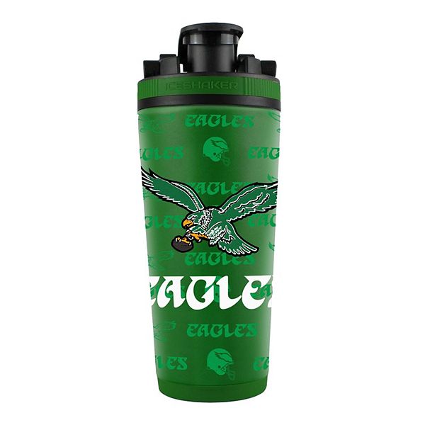 WinCraft Philadelphia Eagles 26oz. 4D Stainless Steel Ice Shaker Bottle Ice Shaker