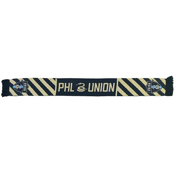 Navy Philadelphia Union Diagonal Summer Scarf Ruffneck Scarves