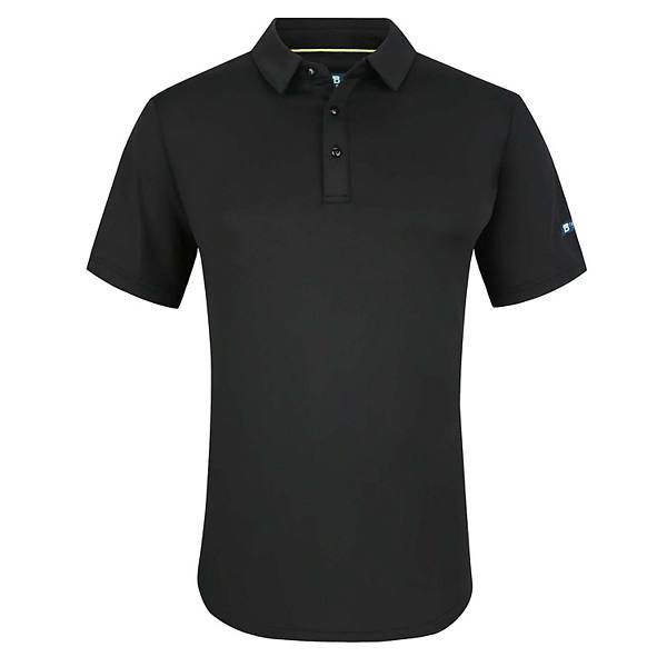 Tom Baine Men's Performance Solid Four-way Stretch Golf Polo Tom Baine