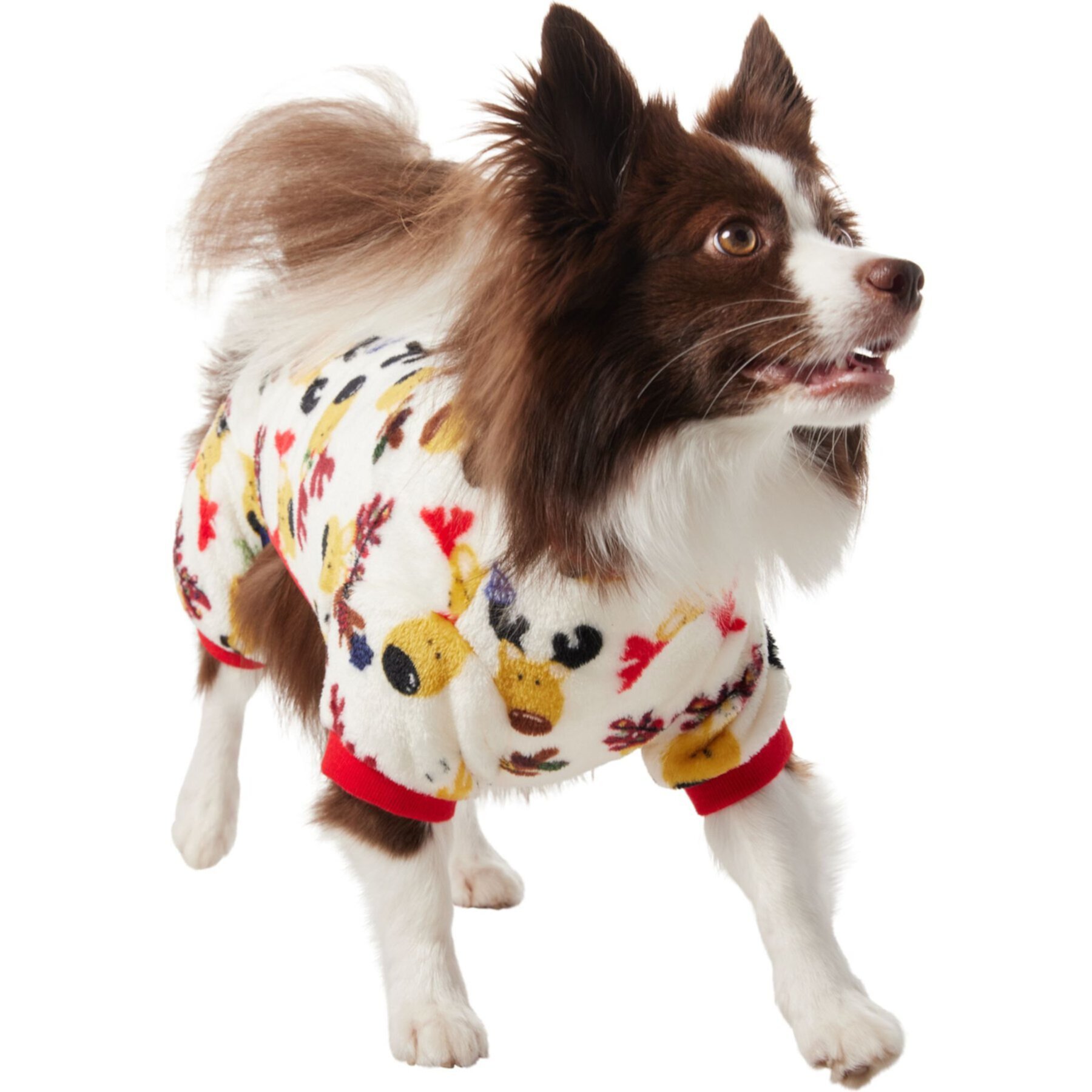 Frisco Reindeer Dog & Cat Plush Fleece PJs Frisco