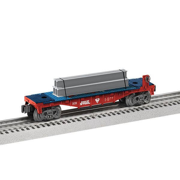 Lionel DC Comics Superman Steel I-Beam Flatcar DC Comics