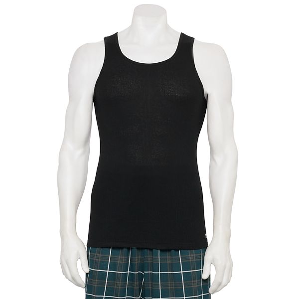 Men's Kenneth Cole Ribbed Tank Tops 4-Pack KC REACTION