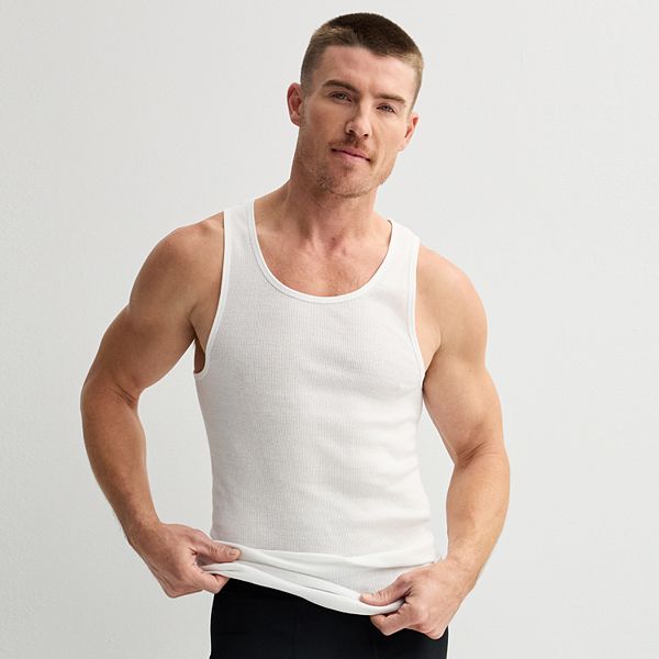 Men's Kenneth Cole Cotton Tank Tops 4-Pack KC REACTION