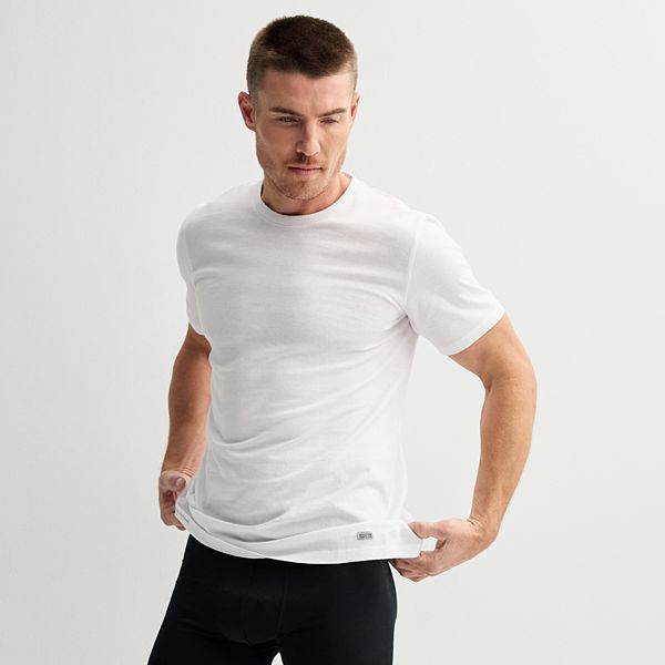 Men's Kenneth Cole Cotton Crew Neck Undershirts 3-Pack KC REACTION