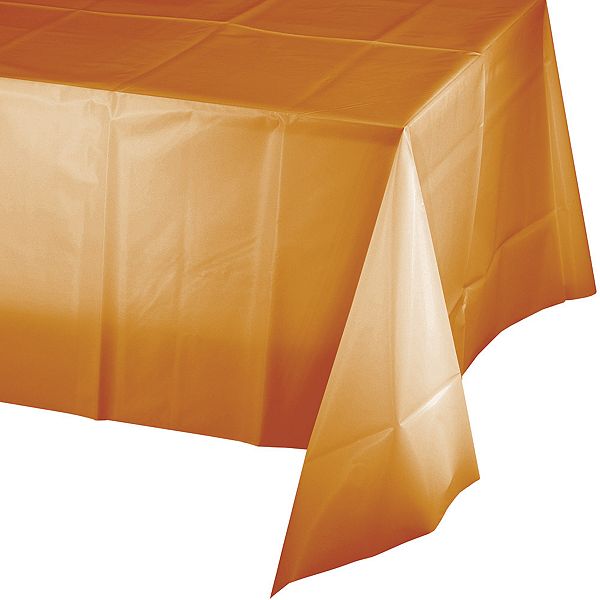 Club Pack Of 12 Glittering Gold Decorative Banquet Premium Party Table Covers 108" Party Central